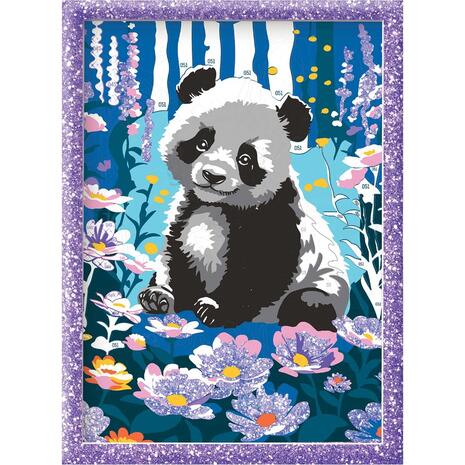 Happihobbi Paint And Frame Paint By Numbers Dreamy Panda (1036-41028)