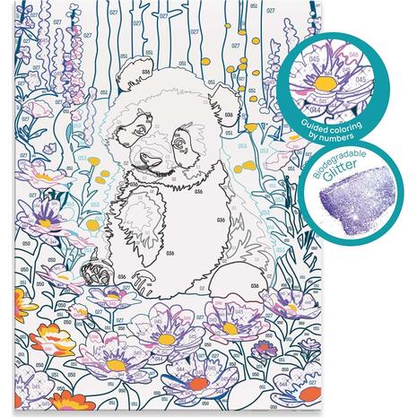 Happihobbi Paint And Frame Paint By Numbers Dreamy Panda (1036-41028)