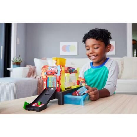 Mattel Disney Cars Cars Πλυντήριο Χρωμοκεραυνών Disney Pixar Cars Σετ Παιχνιδιών (JBM70)