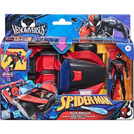 Hasbro Spiderman Spider-Man Venomversus Epic World Of Action Miles Morales Remix Blast Racer (G0736)