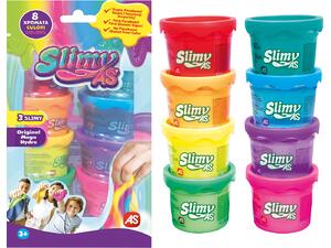 Χλαπάτσα σε βαζάκια AS Slime Slimy (σετ 8 βαζάκια)