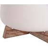 ΓΛΑΣΤΡΑ ΕΣ.ΧΩΡΟΥ FRELLO HM4674.02L ΛΕΥΚΟ FIBER CEMENT--TEAK ΒΑΣΗ 29x29x23,5Υεκ.