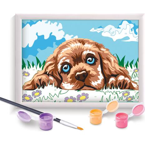 Paint And Frame Ζωγραφίζω Με Αριθμούς Loving Puppy