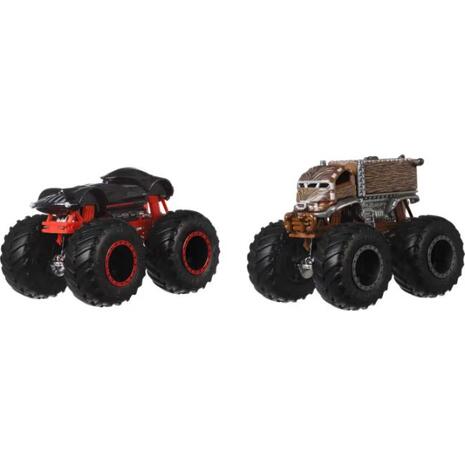 Hot wheels munster trucks οχήματα (συσκευασία 2 τεμαχίων)