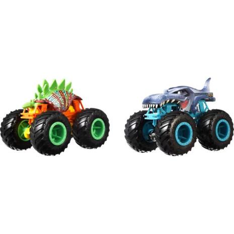 Hot wheels munster trucks οχήματα (συσκευασία 2 τεμαχίων)