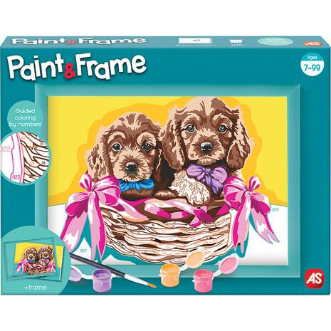 Paint And Frame Ζωγραφίζω Με Αριθμούς Αdorable Puppies (1038-41019)