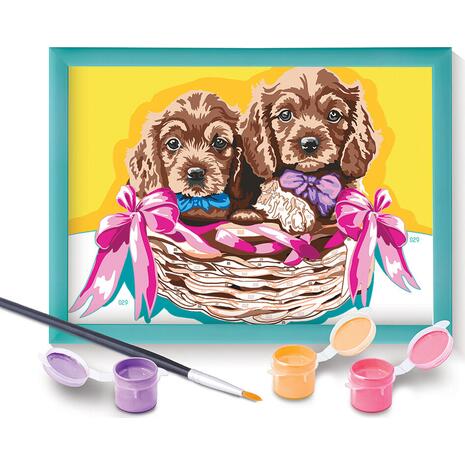 Paint And Frame Ζωγραφίζω Με Αριθμούς Αdorable Puppies (1038-41019)