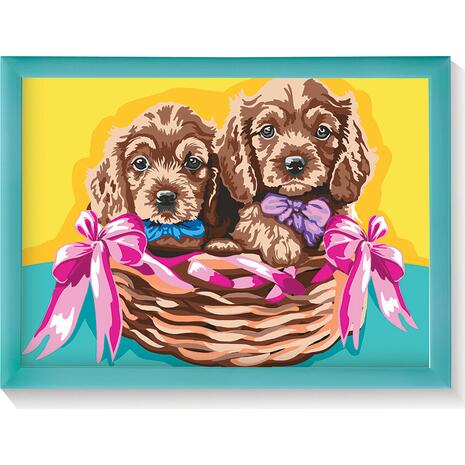Paint And Frame Ζωγραφίζω Με Αριθμούς Αdorable Puppies (1038-41019)