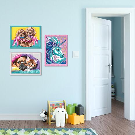 Paint And Frame Ζωγραφίζω Με Αριθμούς Αdorable Puppies (1038-41019)