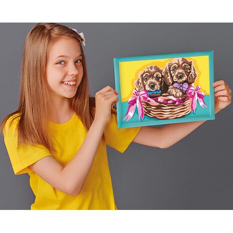 Paint And Frame Ζωγραφίζω Με Αριθμούς Αdorable Puppies (1038-41019)