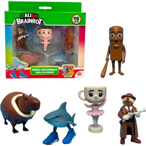 Φιγούρα Giochi Preziosi Italian Brainrot 5Pack Φιγούρες 5εκ (35007601)