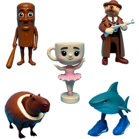 Φιγούρα Giochi Preziosi Italian Brainrot 5Pack Φιγούρες 5εκ (35007601)