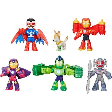 Hasbro Iron Man and His Awesome Friends Marvel Armored-up Avengers Pack Action Fig (G1255)