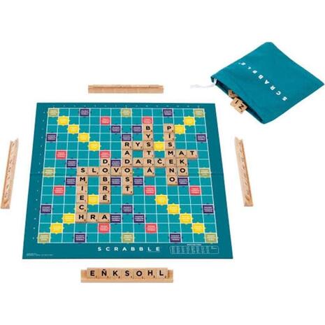 Επιτραπέζιο Scrabble 2 σε 1 με Ξύλινα Γράμματα (JLJ58)