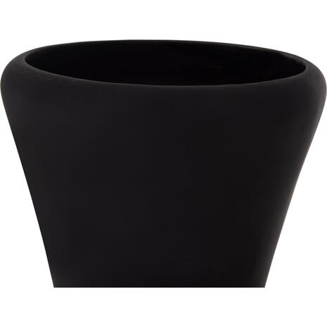 ΔΙΑΚΟΣΜΗΤΙΚΟ ΒΑΖΟ ΔΑΠΕΔΟΥ NEBULA HM4660.01L FIBER CEMENT ΜΑΥΡΟ--ΞΥΛΟ ΤΕΑΚ Φ45x172Υεκ