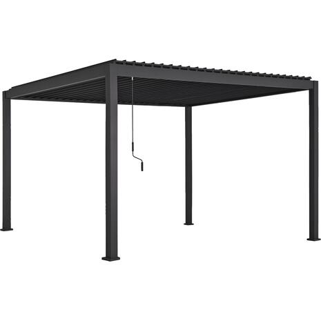 ΒΙΟΚΛΙΜΑΤΙΚΗ ΠΕΡΓΚΟΛΑ ΑΛΟΥΜΙΝΙΟΥ DOMECIL HM6612.01 ΜΕ ΜΕΤΑΛ. ΠΕΡΣΙΔΕΣ--300x400x240Υ