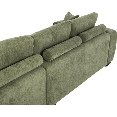 ΚΑΝΑΠΕΣ ΓΩΝΙΑ (ΔΕΞΙΑ) COVEN HM3266.14R ΠΡΑΣΙΝΟ ΥΦΑΣΜΑ 298x102-208x85Υεκ.