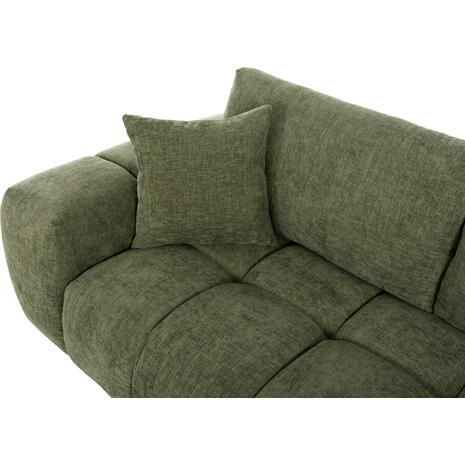 ΚΑΝΑΠΕΣ ΓΩΝΙΑ (ΔΕΞΙΑ) COVEN HM3266.14R ΠΡΑΣΙΝΟ ΥΦΑΣΜΑ 298x102-208x85Υεκ.