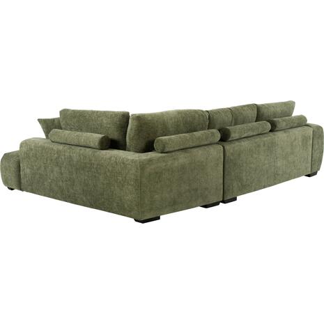 ΚΑΝΑΠΕΣ ΓΩΝΙΑ (ΔΕΞΙΑ) COVEN HM3266.14R ΠΡΑΣΙΝΟ ΥΦΑΣΜΑ 298x102-208x85Υεκ.