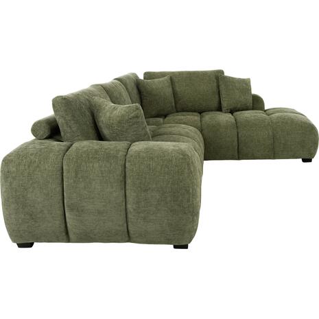 ΚΑΝΑΠΕΣ ΓΩΝΙΑ (ΔΕΞΙΑ) COVEN HM3266.14R ΠΡΑΣΙΝΟ ΥΦΑΣΜΑ 298x102-208x85Υεκ.