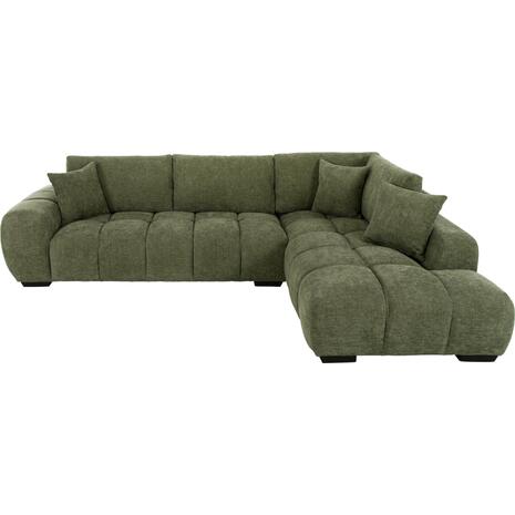 ΚΑΝΑΠΕΣ ΓΩΝΙΑ (ΔΕΞΙΑ) COVEN HM3266.14R ΠΡΑΣΙΝΟ ΥΦΑΣΜΑ 298x102-208x85Υεκ.