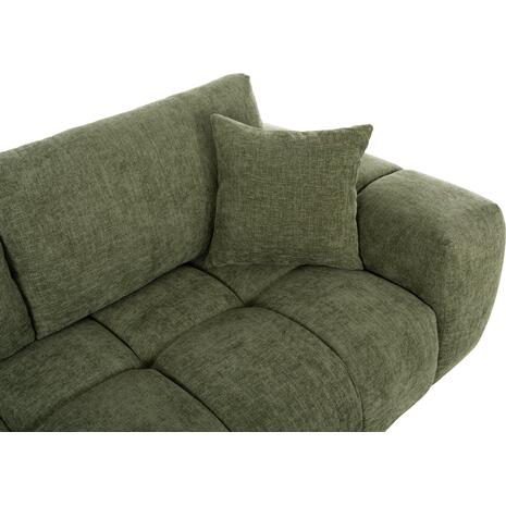 ΚΑΝΑΠΕΣ ΓΩΝΙΑ (ΑΡΙΣΤΕΡΗ) COVEN HM3266.14L ΠΡΑΣΙΝΟ ΥΦΑΣΜΑ 298x102-208x85Υεκ.