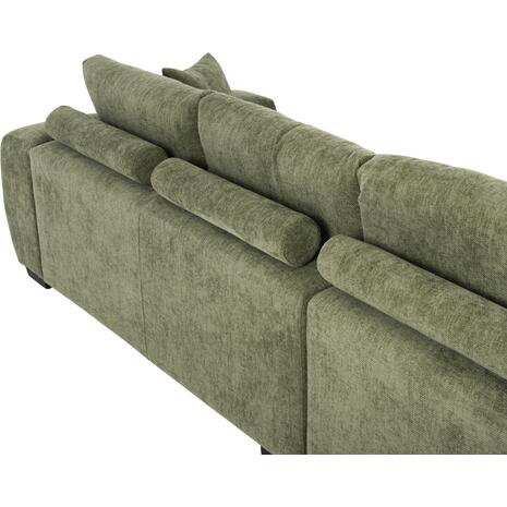 ΚΑΝΑΠΕΣ ΓΩΝΙΑ (ΑΡΙΣΤΕΡΗ) COVEN HM3266.14L ΠΡΑΣΙΝΟ ΥΦΑΣΜΑ 298x102-208x85Υεκ.