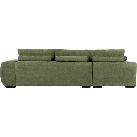 ΚΑΝΑΠΕΣ ΓΩΝΙΑ (ΑΡΙΣΤΕΡΗ) COVEN HM3266.14L ΠΡΑΣΙΝΟ ΥΦΑΣΜΑ 298x102-208x85Υεκ.