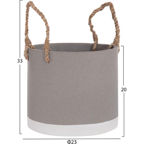 ΓΛΑΣΤΡΑ ΕΣ. ΧΩΡΟΥ ΣΕΙΡΑ TRYLL HM4690S FIBER CEMENT ΓΚΡΙ & ΣΧΟΙΝΙ Φ23x20Υεκ.