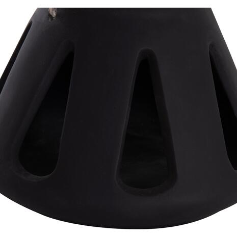 ΕΠΙΤΡΑΠΕΖΙΟ ΦΑΝΑΡΙ ERANTYL HM4696.01S ΜΑΥΡΟ FIBER CEMENT & ΧΕΡΟΥΛΙ RATTAN Φ25x17Yεκ.