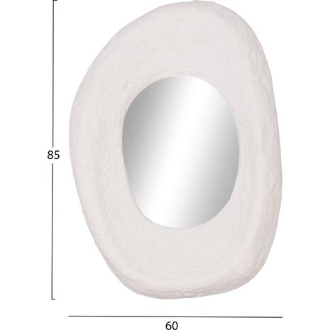 ΚΑΘΡΕΠΤΗΣ ΤΟΙΧΟΥ RIFFE HM4695.02 FIBER CEMENT ΛΕΥΚΟ 60x13x85Υεκ.