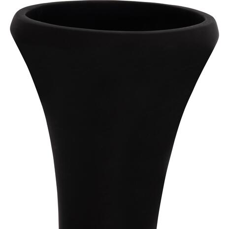 ΔΙΑΚΟΣΜΗΤΙΚΟ ΒΑΖΟ ΔΑΠΕΔΟΥ NEBULA HM4660.01S FIBER CEMENT ΜΑΥΡΟ--ΞΥΛΟ ΤΕΑΚ Φ45x115Υεκ