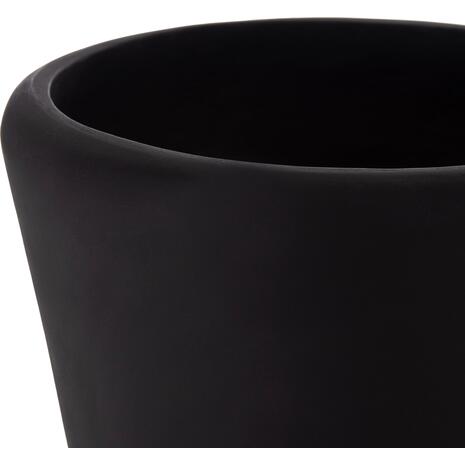 ΔΙΑΚΟΣΜΗΤΙΚΟ ΒΑΖΟ ΔΑΠΕΔΟΥ NEBULA HM4660.01M FIBER CEMENT ΜΑΥΡΟ--ΞΥΛΟ ΤΕΑΚ Φ45x148Υεκ