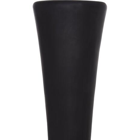 ΔΙΑΚΟΣΜΗΤΙΚΟ ΒΑΖΟ ΔΑΠΕΔΟΥ NEBULA HM4660.01M FIBER CEMENT ΜΑΥΡΟ--ΞΥΛΟ ΤΕΑΚ Φ45x148Υεκ