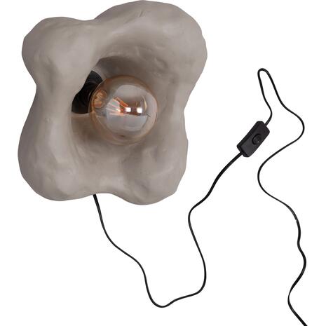 ΕΠΙΤΟΙΧΙΟ ΦΩΤΙΣΤΙΚΟ LUXON HM4701.03M FIBER CEMENT ΣΕ ΓΚΡΙ 28x15x28Υεκ.