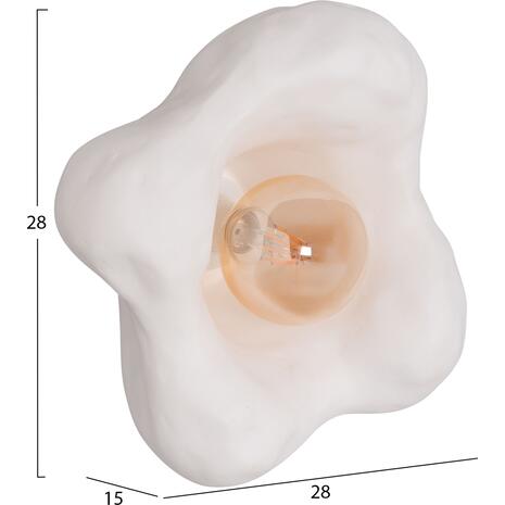 ΕΠΙΤΟΙΧΙΟ ΦΩΤΙΣΤΙΚΟ LUXON HM4701.02M FIBER CEMENT ΣΕ ΛΕΥΚΟ 28x15x28Υεκ.