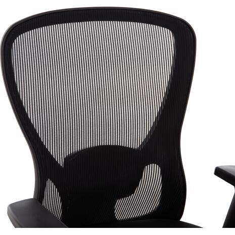 ΚΑΡΕΚΛΑ ΓΡΑΦΕΙΟΥ KRAM HM1208.01 ΜΑΥΡΟΣ ΣΚΕΛΕΤΟΣ--ΜΑΥΡΟ MESH 64x64x100-108Υεκ.