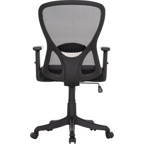 ΚΑΡΕΚΛΑ ΓΡΑΦΕΙΟΥ KRAM HM1208.01 ΜΑΥΡΟΣ ΣΚΕΛΕΤΟΣ--ΜΑΥΡΟ MESH 64x64x100-108Υεκ.