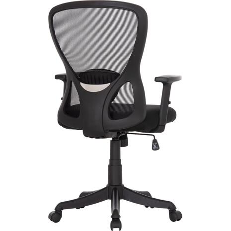 ΚΑΡΕΚΛΑ ΓΡΑΦΕΙΟΥ KRAM HM1208.01 ΜΑΥΡΟΣ ΣΚΕΛΕΤΟΣ--ΜΑΥΡΟ MESH 64x64x100-108Υεκ.