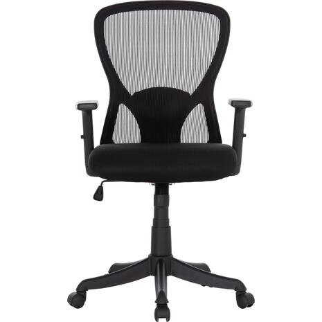 ΚΑΡΕΚΛΑ ΓΡΑΦΕΙΟΥ KRAM HM1208.01 ΜΑΥΡΟΣ ΣΚΕΛΕΤΟΣ--ΜΑΥΡΟ MESH 64x64x100-108Υεκ.