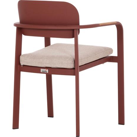 ΠΟΛΥΘΡΟΝΑ ΤΡΑΠΕΖΑΡΙΑΣ ELARA HM6414.07 ΚΕΡΑΜΙΔΙ ΑΛΟΥΜΙΝΙΟ-ΜΠΕΖ OLEFIN--TEAK 56x62x78Υεκ