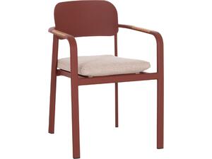 ΠΟΛΥΘΡΟΝΑ ΤΡΑΠΕΖΑΡΙΑΣ ELARA HM6414.07 ΚΕΡΑΜΙΔΙ ΑΛΟΥΜΙΝΙΟ-ΜΠΕΖ OLEFIN--TEAK 56x62x78Υεκ