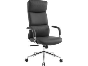 ΚΑΡΕΚΛΑ ΓΡΑΦΕΙΟΥ MEITE HM18353.01 ΜΑΥΡΟ PU ΔΕΡΜΑ--ΒΑΣΗ ΧΡΩΜΙΟΥ 66x71x127Υεκ