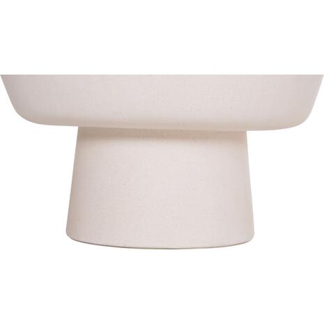 ΤΡΑΠΕΖΙ ΣΑΛΟΝΙΟΥ PIRSON HM18155.02 FIBER CEMENT ΣΕ ΛΕΥΚΟ--Φ60x36Υεκ.