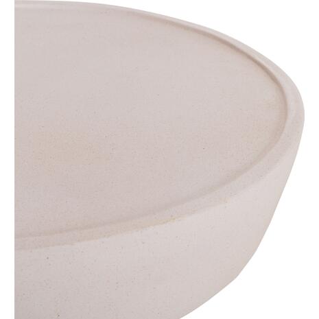 ΤΡΑΠΕΖΙ ΣΑΛΟΝΙΟΥ PIRSON HM18155.02 FIBER CEMENT ΣΕ ΛΕΥΚΟ--Φ60x36Υεκ.