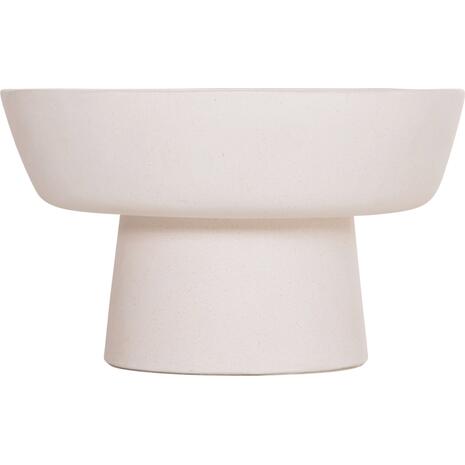 ΤΡΑΠΕΖΙ ΣΑΛΟΝΙΟΥ PIRSON HM18155.02 FIBER CEMENT ΣΕ ΛΕΥΚΟ--Φ60x36Υεκ.