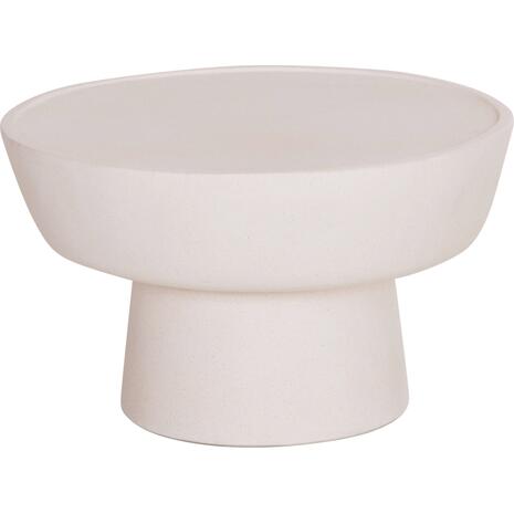 ΤΡΑΠΕΖΙ ΣΑΛΟΝΙΟΥ PIRSON HM18155.02 FIBER CEMENT ΣΕ ΛΕΥΚΟ--Φ60x36Υεκ.