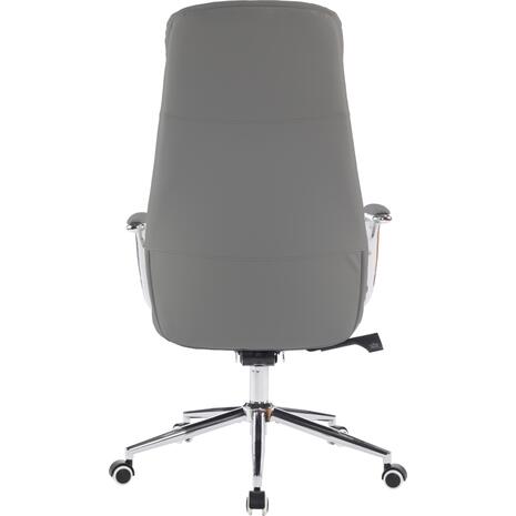 ΚΑΡΕΚΛΑ ΓΡΑΦΕΙΟΥ SONTY HM18354.10 ΑΝΟΙΧΤΟ ΓΚΡΙ PU ΔΕΡΜΑ--ΒΑΣΗ ΧΡΩΜΙΟΥ 67x68x125Υεκ