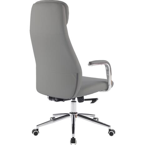 ΚΑΡΕΚΛΑ ΓΡΑΦΕΙΟΥ SONTY HM18354.10 ΑΝΟΙΧΤΟ ΓΚΡΙ PU ΔΕΡΜΑ--ΒΑΣΗ ΧΡΩΜΙΟΥ 67x68x125Υεκ