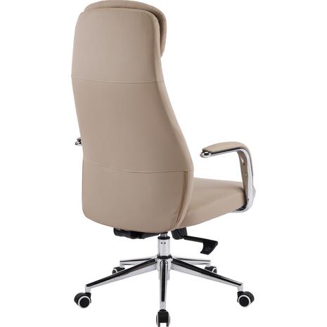 ΚΑΡΕΚΛΑ ΓΡΑΦΕΙΟΥ SONTY HM18354.02 ΜΠΕΖ PU ΔΕΡΜΑ--ΒΑΣΗ ΧΡΩΜΙΟΥ 67x68x125Υεκ